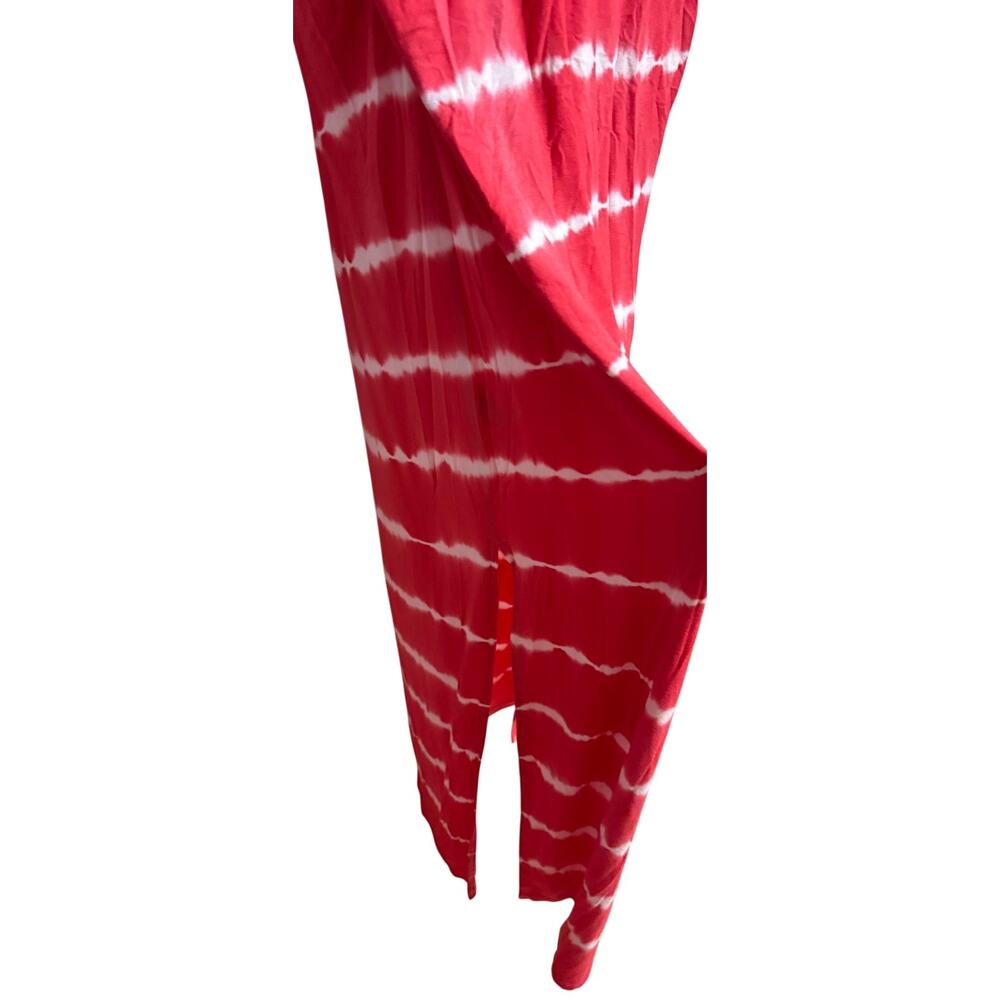 Isabel Maternity By Target XXL Red tie Dye Maxi Dress Stretch Sleeveless Women - Picture 9 of 10